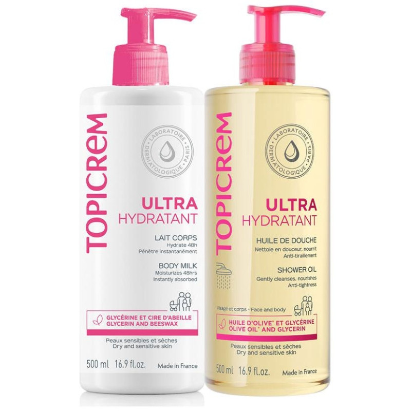 Uh Leche Ultra Hidratante + Aceite De Ducha Estuche 2 Pz