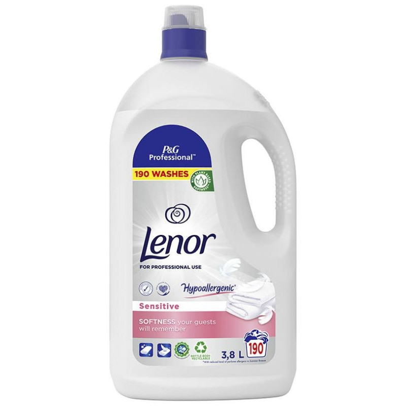 Lenor Profesional Sensitive Suavizante Líquido 190 Dosis