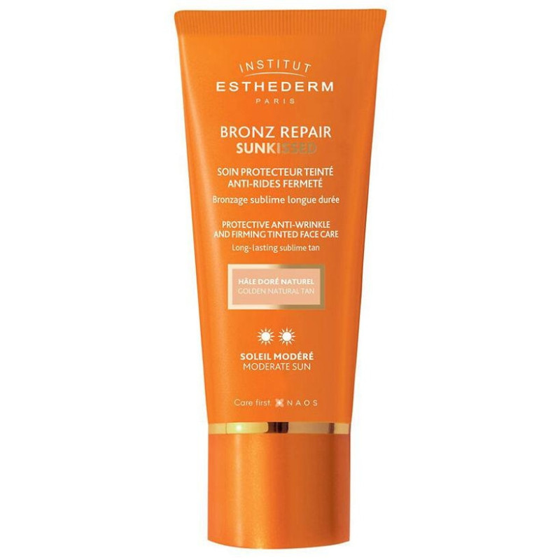 Bronz Repair Sunkissed Crema Facial Antiarrugas Sol Moderado Dorado Natural 50 Ml