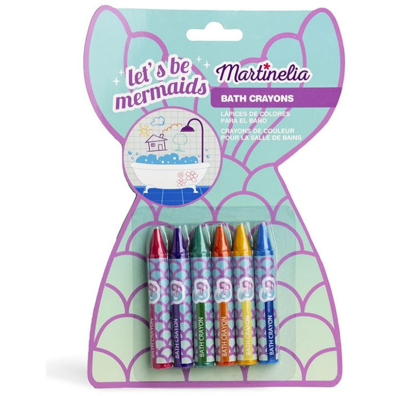 Let'S Be Mermaids Lapices De Baño Estuche 6 Pz