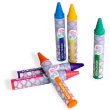 Let'S Be Mermaids Lapices De Baño Estuche 6 Pz