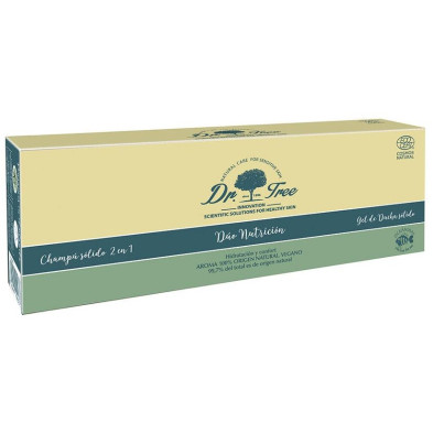 Champú Y Gel Sólidos Natural Nutrición Piel Sensible Estuche 2 Pz