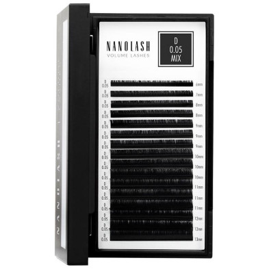 Volume Lashes Pestañas Postizas 0.05 D 6-13 Mm 1 U