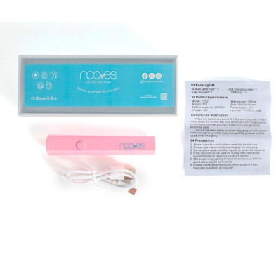 Lámpara Portátil Secado Rápido Uñas De Gel 1 U