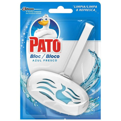 Pato Wc Bloc Agua Azul Limpia Y Higieniza Aparato + Recambio 40 Gr