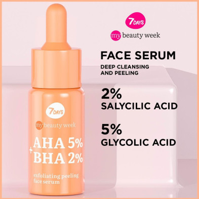 7Days My Beauty Week Aha 5% + Bha 2% Exfoliating Serum 20Ml