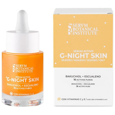 Servm Botanical Institute Active Serum G-Night Skin Oily 30Ml