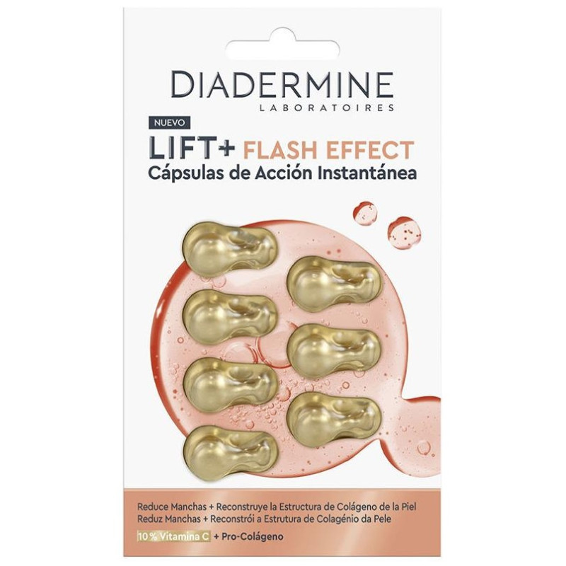Lift + Flash Efect Vitamina C + Pro-Colágeno Cápsulas 7 U
