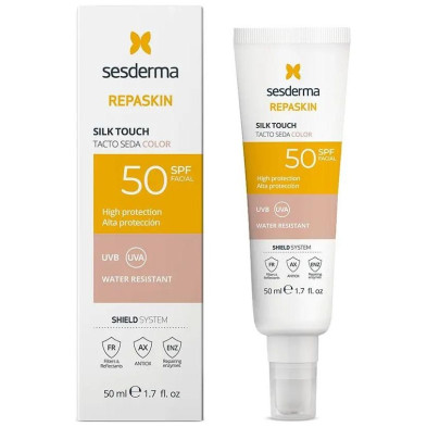 Repaskin Facial Tacto Seda Con Color Spf50 50 Ml