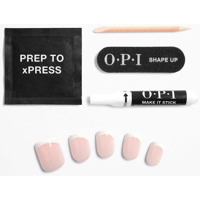 Opi Xpress/On Uñas Artificiales Nail Art Manicura Francesa 30 U