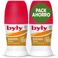 Extrem Citrus 100H Deo Roll-On Pack 2 X 50 Ml