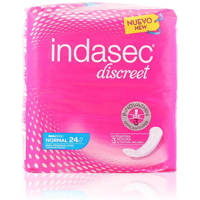 Discreet Compresa Incontinencia Normal 24 Uds
