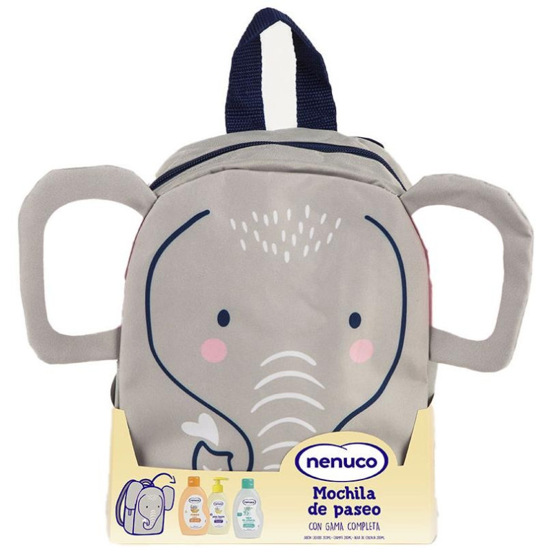Mochila Elefantito Estuche 4 Pz