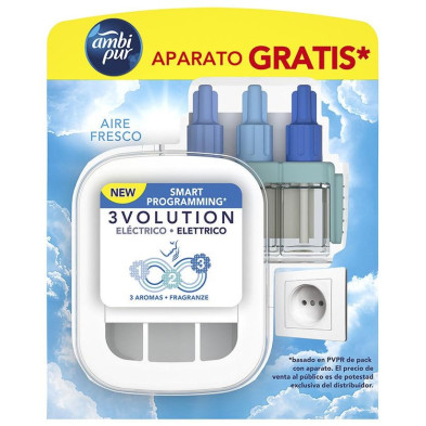 3Volution Ambientador Aparato + Recambio Aire Fresco 20 Ml