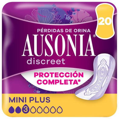 Discreet Compresas Incontinencia Mini Plus 20 U