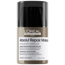 Absolut Repair Molecular Mascarilla Profesional Reparadora Sin Aclarado Para Cabello Dañado 50 Ml