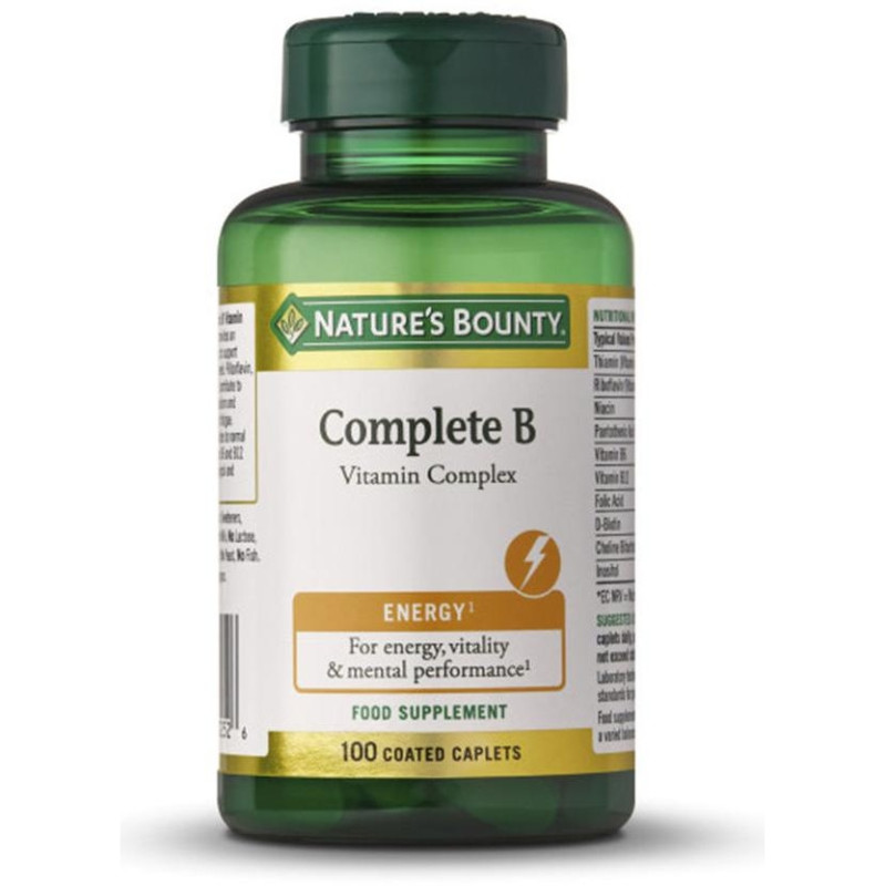 Nature'S Bounty B Complex Complejo Vitamina B 100Comp