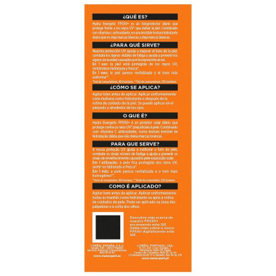 Men Expert Hydra Energetic Fluido Invisible Diario Spf50+ 50 Ml