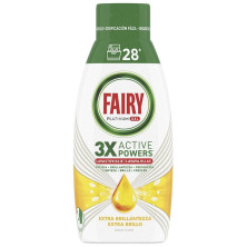 Fairy Platinum Gel Máquina Limón 28 Lavados