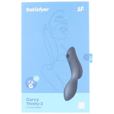 Satisfyer Curvy Trinity 2 Estimulador Vibrador Negro 1 U