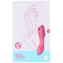 Satisfyer Curvy Trinity 3 Vibrador De Aire Rojo 1 U