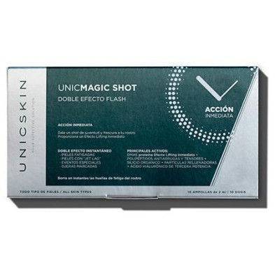 Unicmagic Shot Double Flash Effect Ampoules, Tratamientos Faciales Unicskin - Perfumes Club