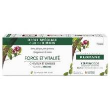 Keratincaps Cápsulas Para Fortalecer Y Revitalizar El Cabello Pack 3 X 30 U