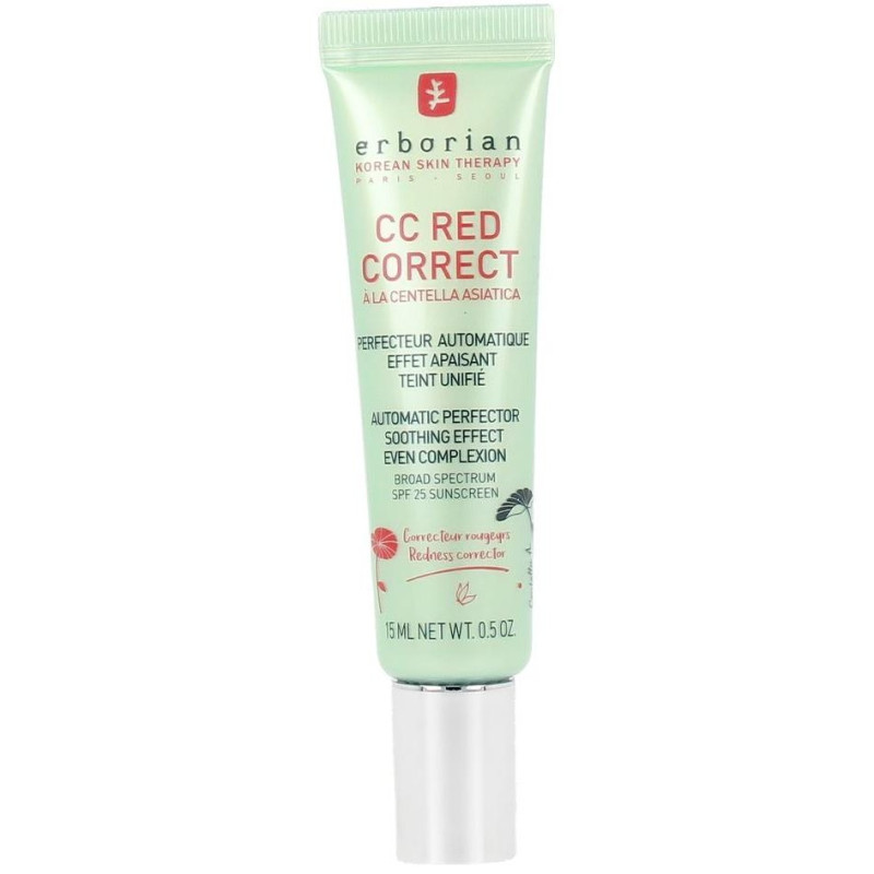 Cc Red À La Centella Asiatica Corrector Antirrojeces Spf25 Claro 15 Ml