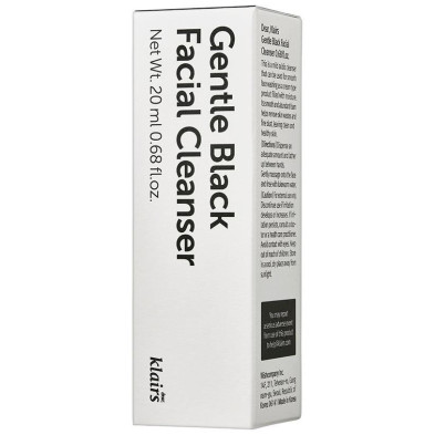 Gentle Black Facial Cleanser 20 Ml