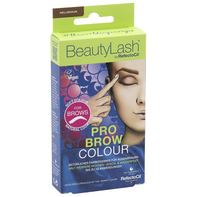 Beautylash Pro Brow Colour Kit Tinte Cejas Castaño Claro 1 U