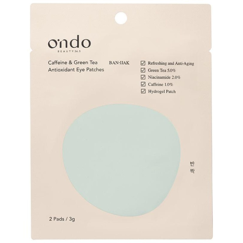 Caffeine Y Green Tea Antioxidant Eye Patches, Tratamientos Ojos Ondo Beauty 36.5 - Perfumes Club