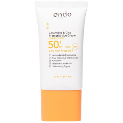 Ceramide Y Cica Protective Sun Cream, Auto-Bronceadores Ondo Beauty 36.5 - Perfumes Club