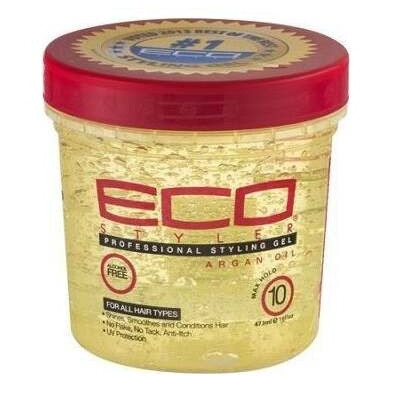 Eco Styler Gel Fijador Aceite Argán Sin Alcohol Fuerte 473Ml
